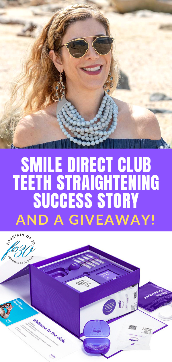SmileDirectClub teeth straightening success story and giveaway fountainof30