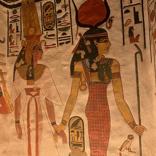 Nefertari Tomb cave paintings fountainof30