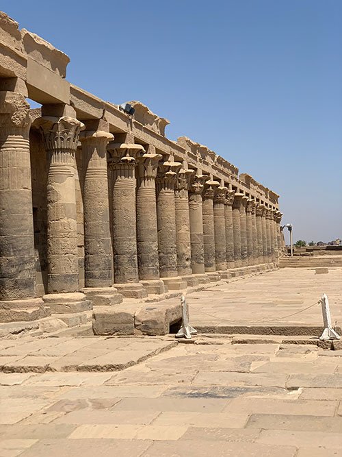 egypt travel Luxor Temple blue sky fountainof30