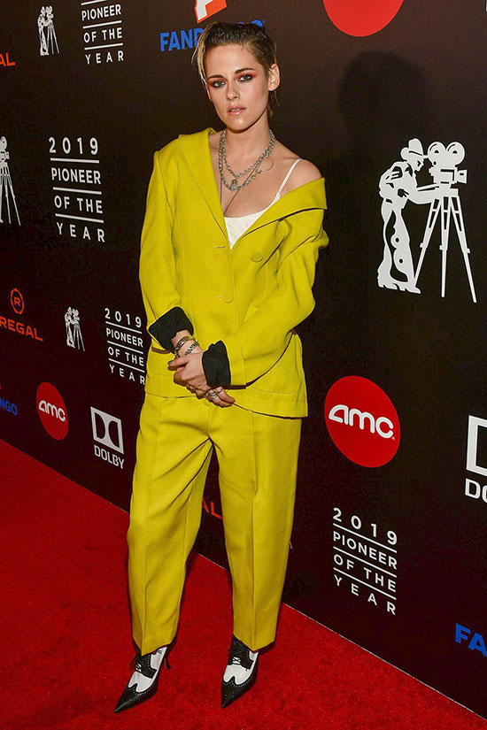 Color Power Suits Kristen Stewart fountainof30
