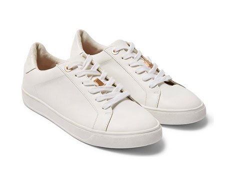 naomi watts style white Low Top Sneakers fountainof30