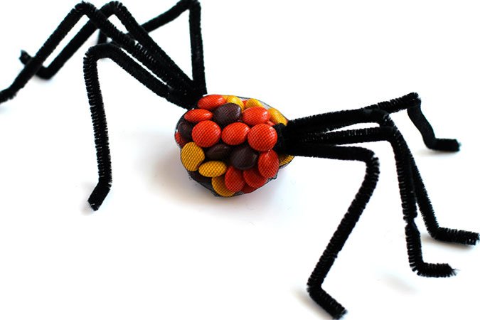 spooky spider treat bags 8 legs fountainof30