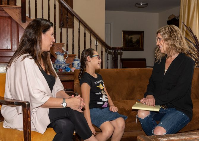 Ruthie, Ronie and Lauren Dimet Waters cochlear implants fountainof30