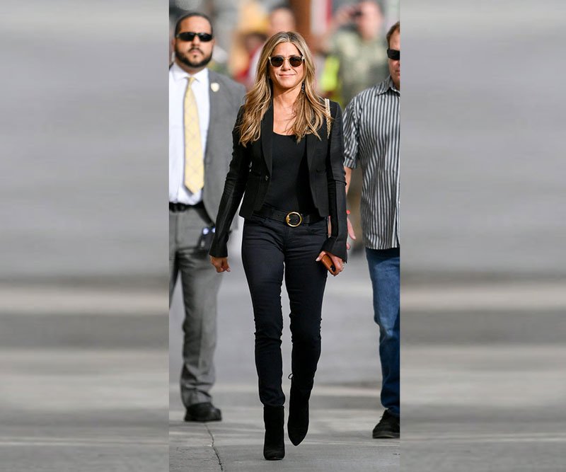 How To Get This Jennifer Aniston All Black Look for Less photo