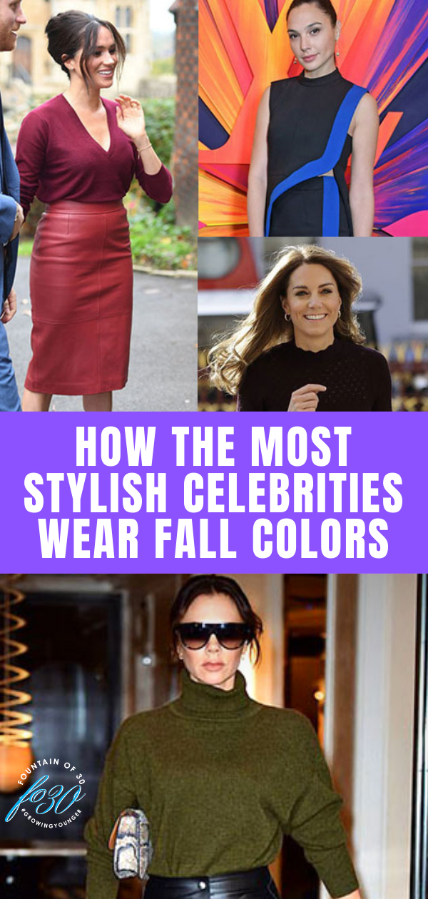 how the celebrities wear fall colors fountainof30