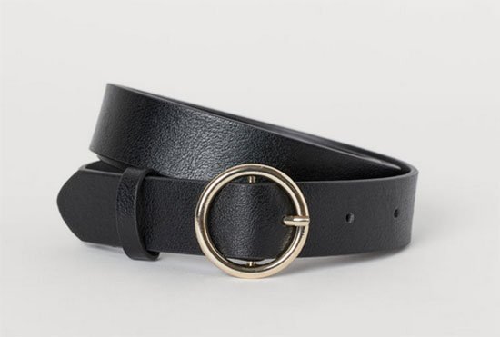 black gold ring belt