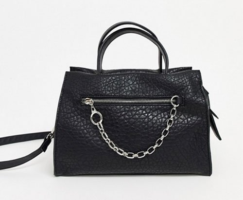 ASOS Design Casual Tote with Chain Pocket Detail, $40