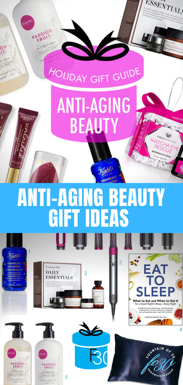 anti-aging beauty gift ideas holiday 2019 fountinof30