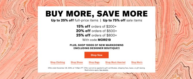 shopbop buy more save more november 2019 fountainof30