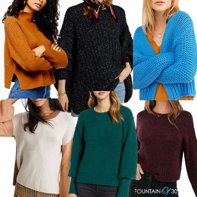 chunky sweaters cardigans ponchos how to style fountainof30