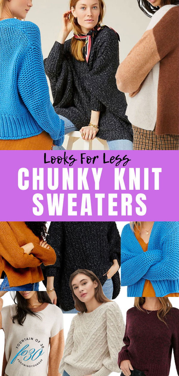 chunky knit sweaters fountainof30
