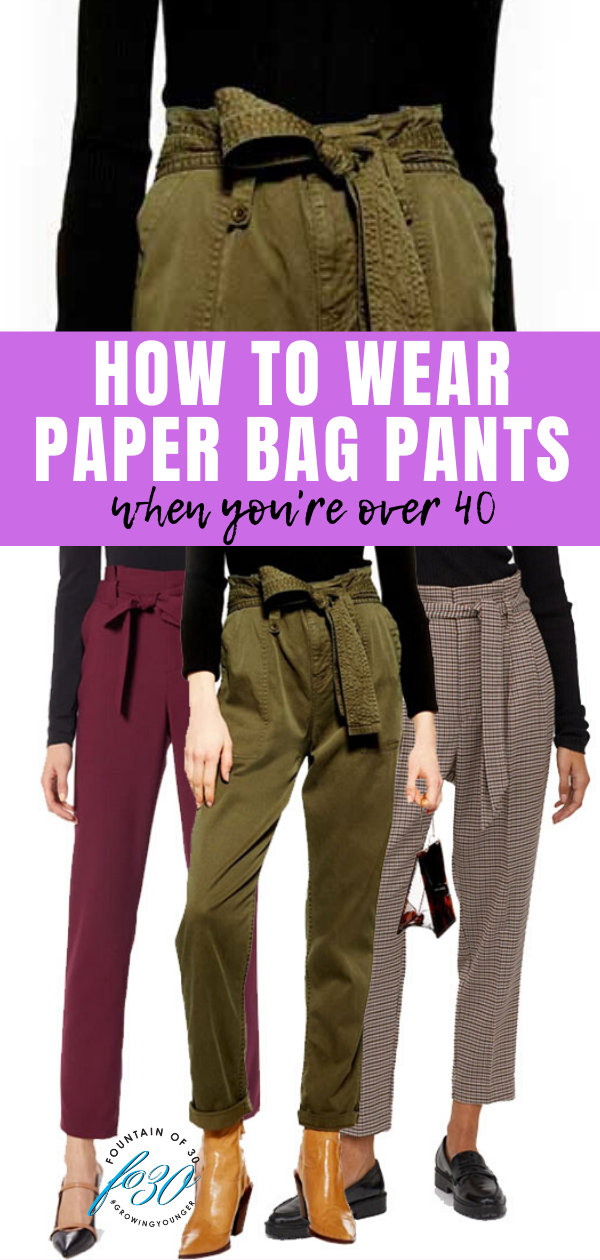 how to wear paper bag pants fountainof30