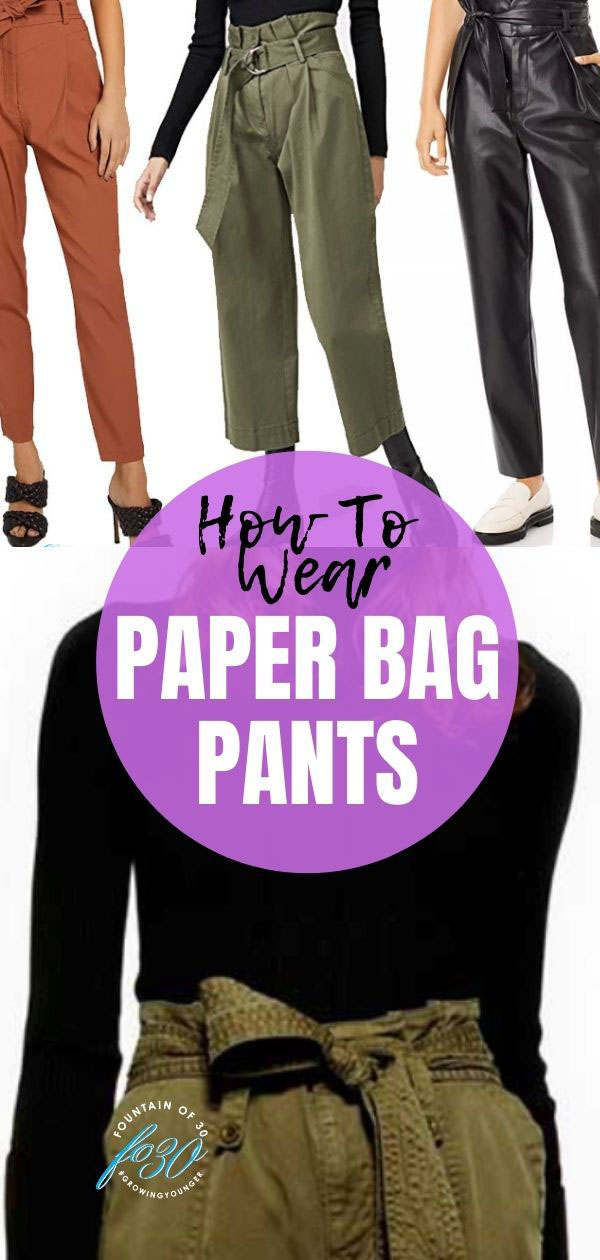 paper bag pants fashion trend fountainof30
