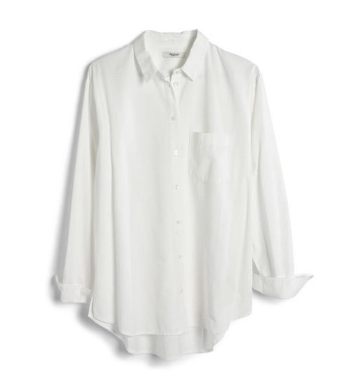 white Drapey Oversize Boyshirt fountainof30