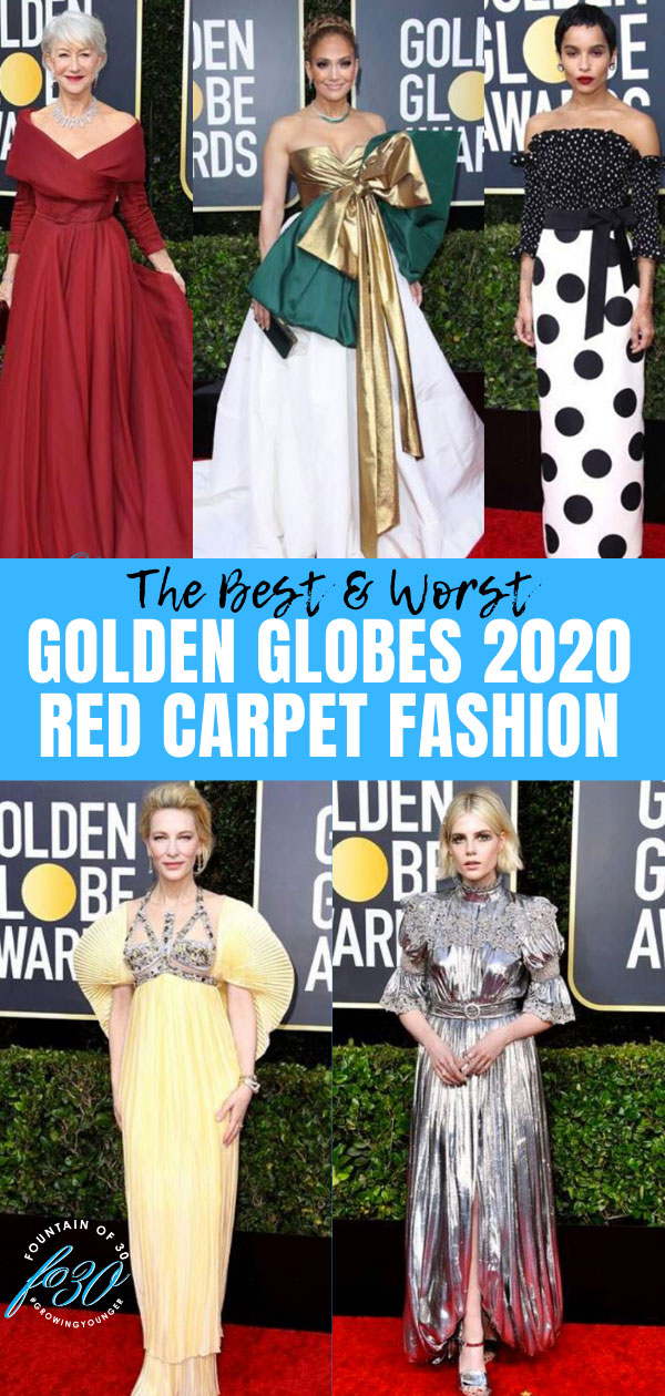 golden globes 2020 red carpet fashion fountainof30
