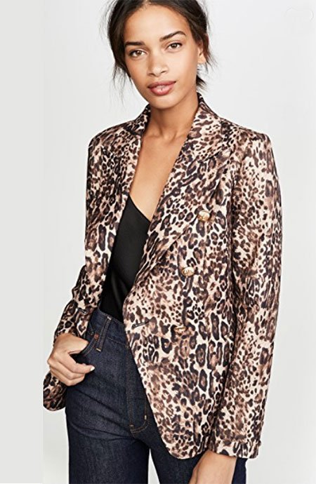 Lioness Palermo leopard print Blazer fountainof30