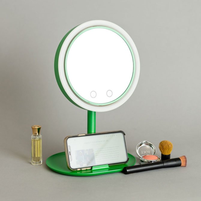 pop sonic fan mirror green fountainof30