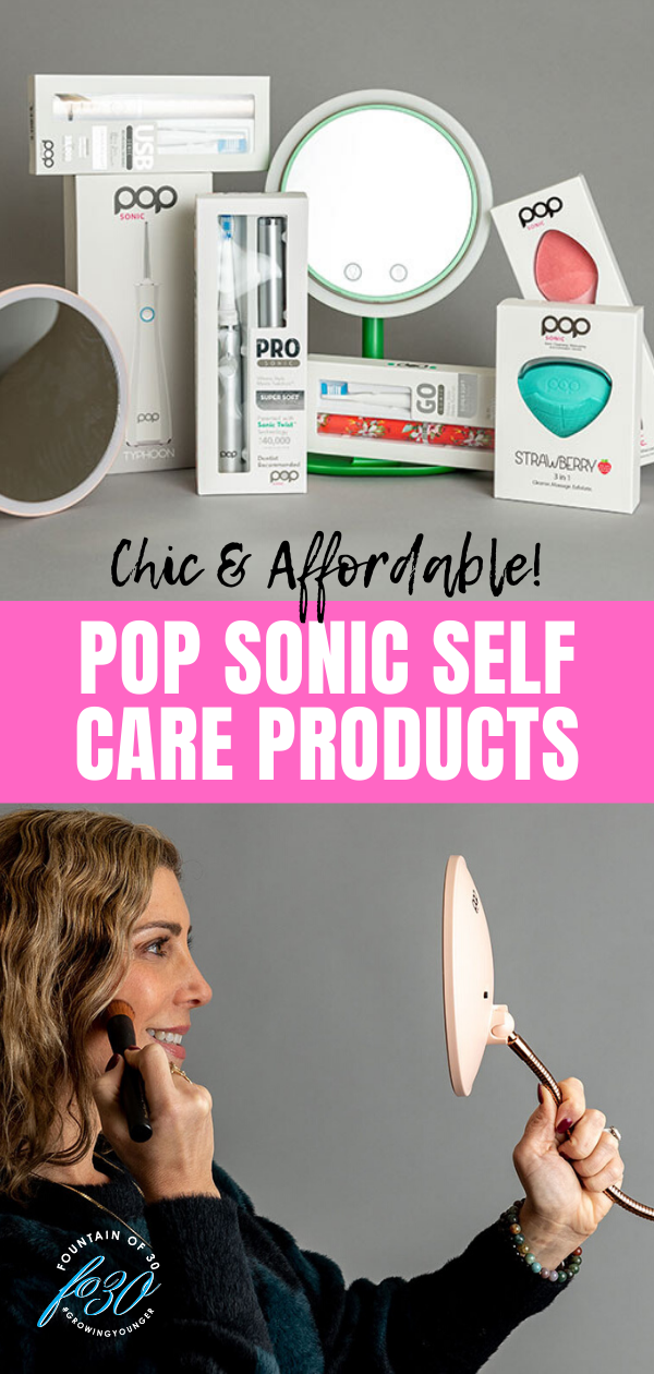 pop sonic self care products fountainof30