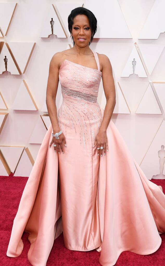 Regina King in pink Versace gown oscars 2020 best dressed