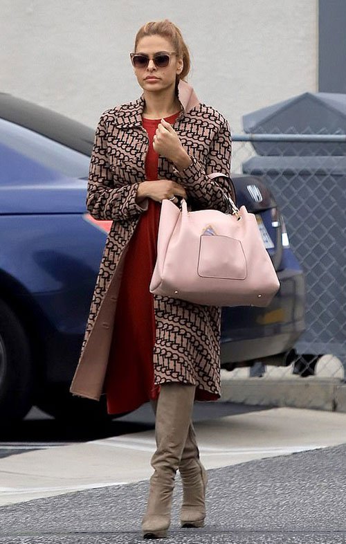 Celebrity Street Style Stars eva mendez