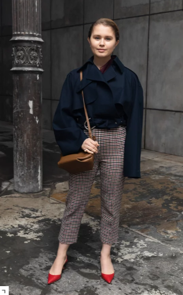 celebrities at NYFW fall 2020 Eliza Scanlen at Khaite