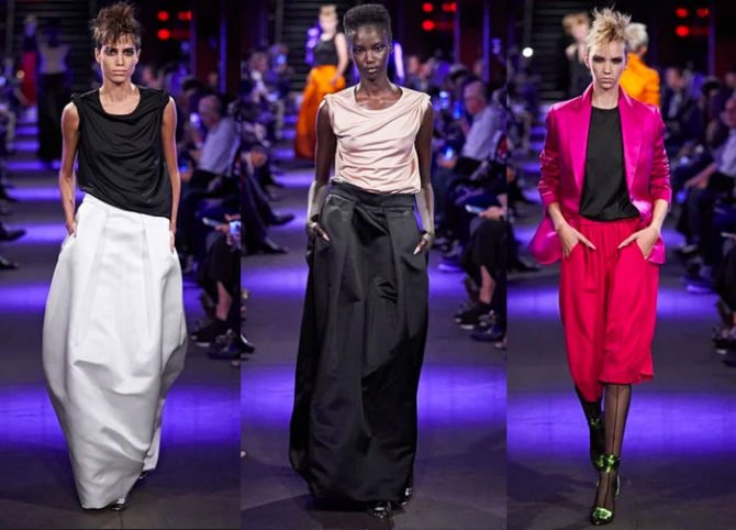 casual luxe trend tom ford ss2020 ball skirts