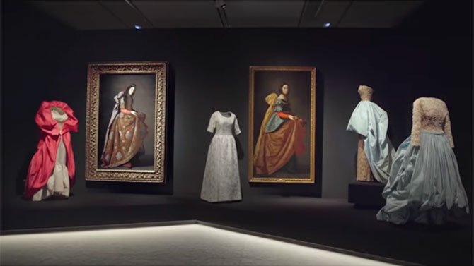 free art museums balenciaga at Thyssen-Bornemisza fountainof30