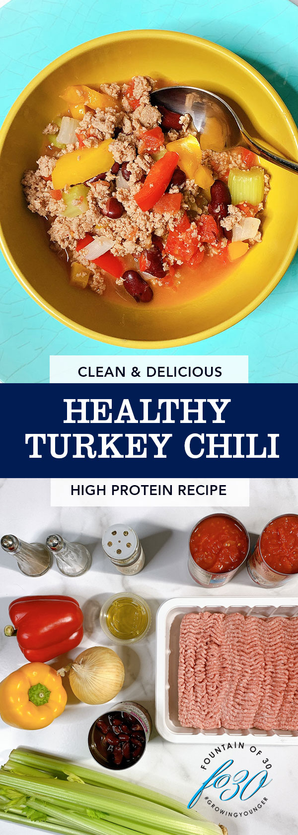 healthy turkey chili fountainof30