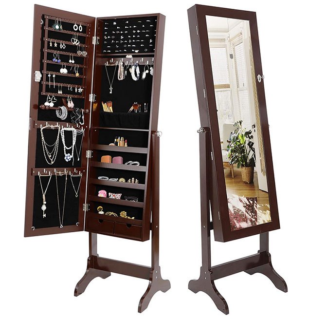 mirrror jewelry cabinet fountainof30