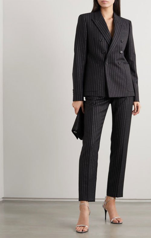 Pinstripe suit saint laurent fountainof30