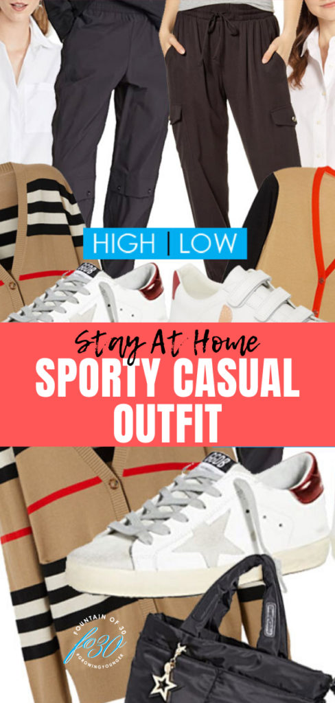 How To Style A Sporty Casual Outfit High Or Low - fountainof30.com