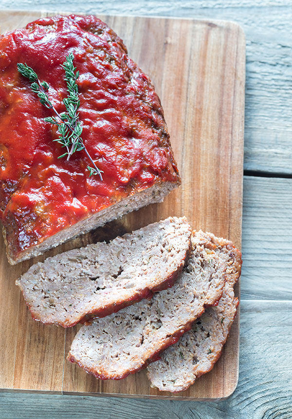 Easy Meatloaf Recipe sliced