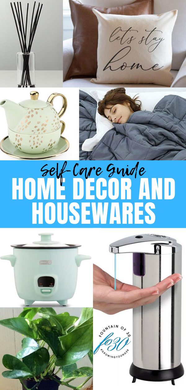 self-care guide home decor fountainof30