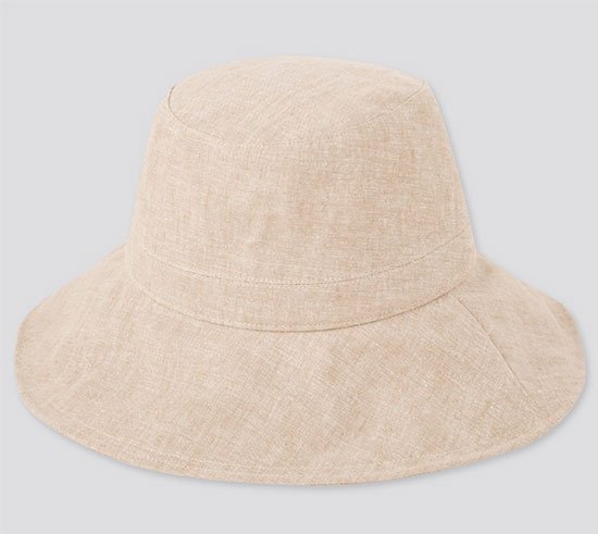 Uniqlo Wide Brim Hat linen fountainof30