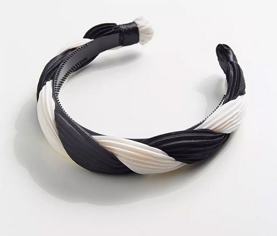 Urban Renewal Vintage Twisted Headband black and white fountainof30