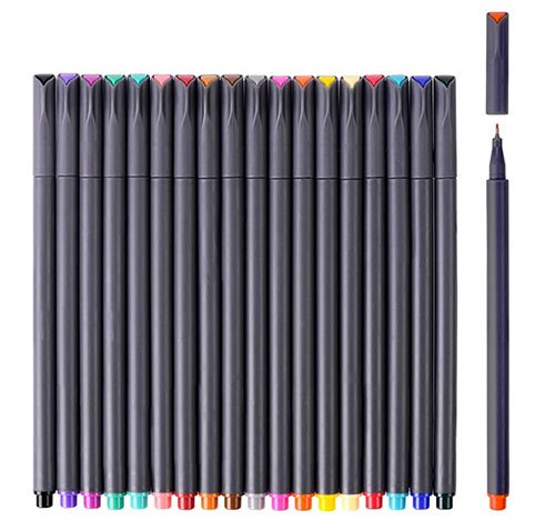 Colored Pens Fine Point Markers set fountainof30