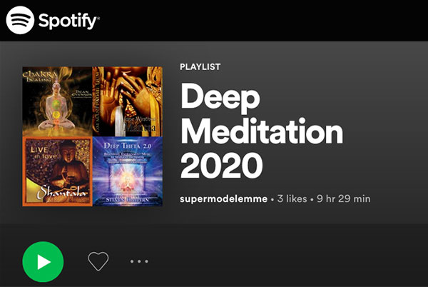 quarantine must-haves spotify playlist deep meditation fountainof30