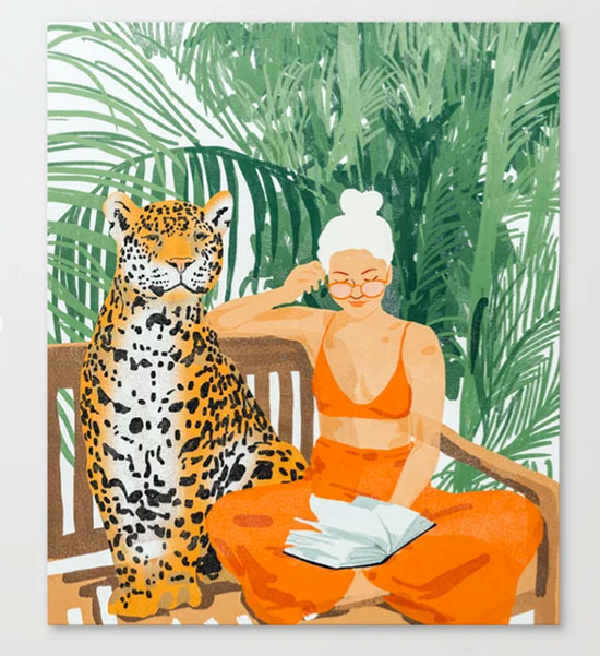 Jungle Vacay Canvas Prin