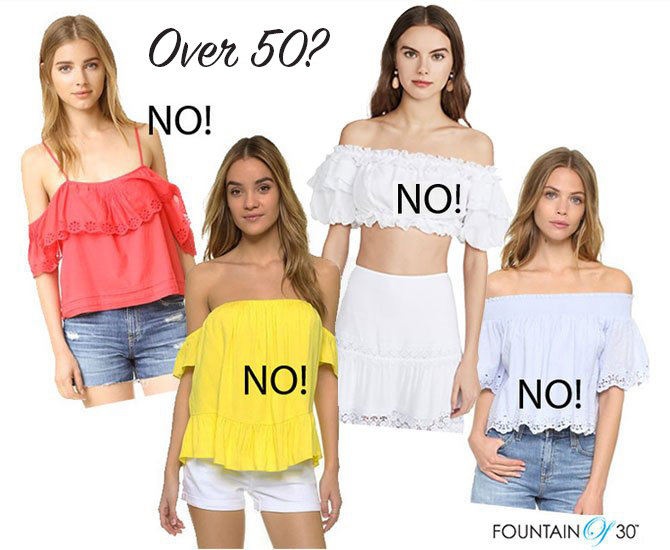 How To Wear The Off The Shoulder Top Trend Over 50 fountainof30