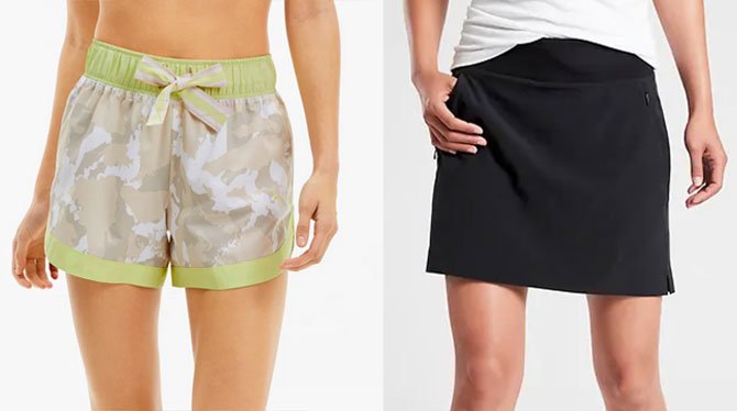 summer athleisure wear shorts skorts fountainof30