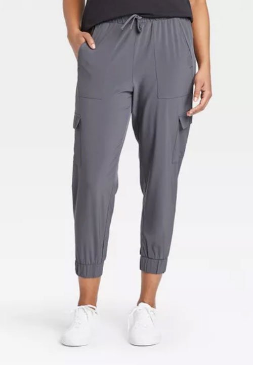 Best Joggers for Women Over 40 target cargo grey fountainof30