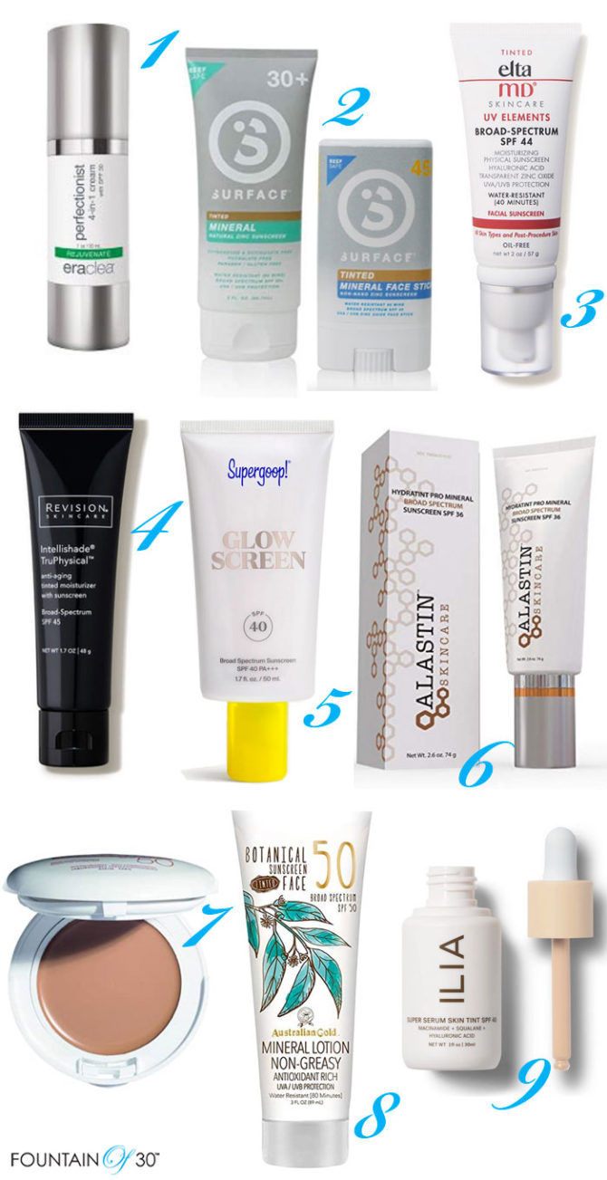 9 Tinted Sunscreens For Your Face fountainof30