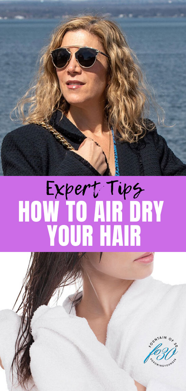 how to air dry your hair fountainof30