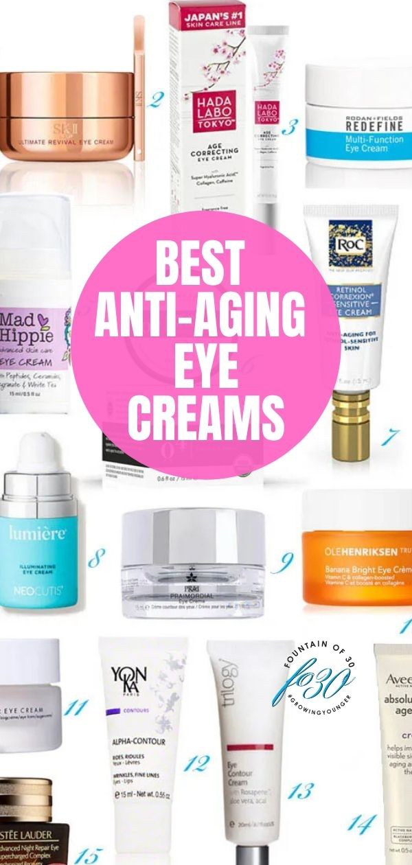 best antiaging eye creams fountainof30