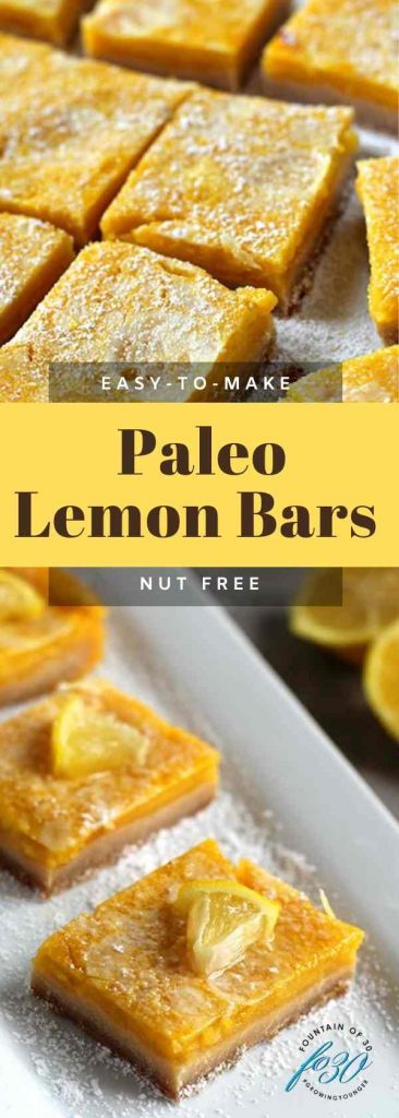 paleo lemon bars fountainof30