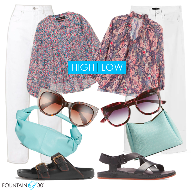 summer outfit high low fountainof30