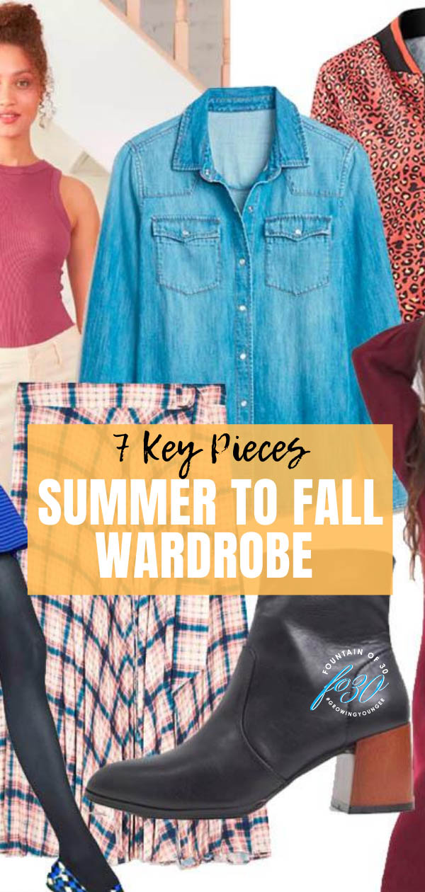 7 Summer To Fall Wardrobe Essentials for Under $60 - fountainof30.com