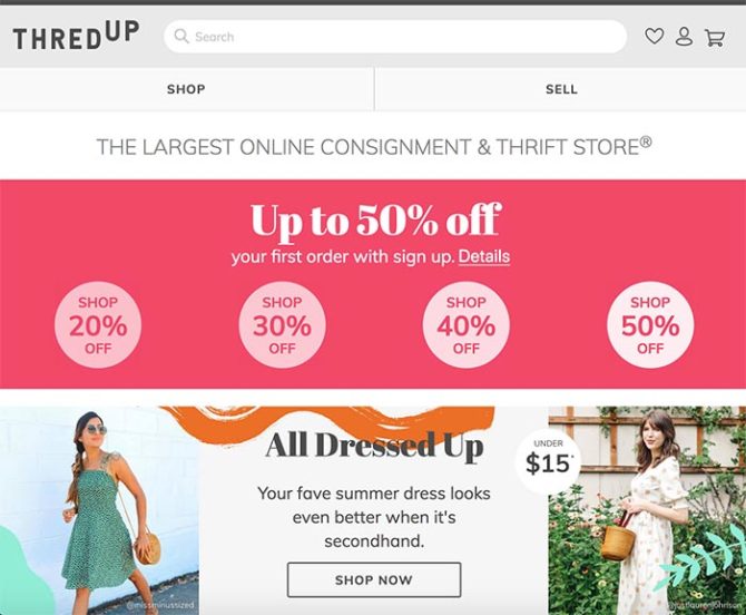 sell clothes thredup screen grab fountainof30