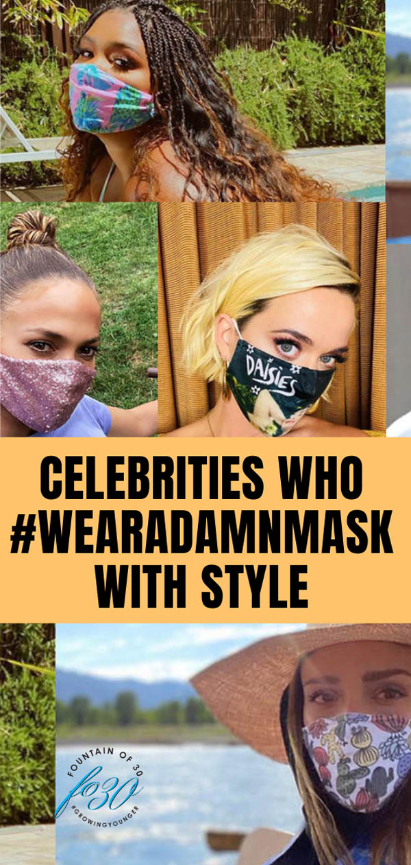 celebrities wearadamnmask fountainof30
