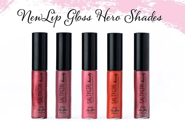 Salty Girl Beauty lip gloss hereo shades Giveaway fountainof30